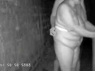 hidden camera catches stepmom banging stepson in alley