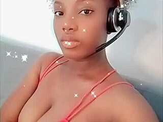 Seductive teen sucks while talking dirty to neighbors