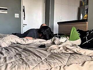 amberzinha and i got cozy for rough interracial sex on a cold day