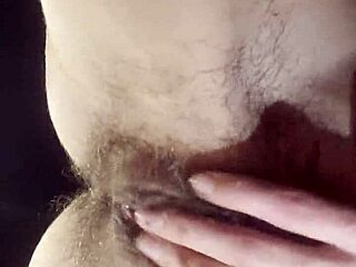 Teacher Fingers Her Hairy Wet Pussy During Break