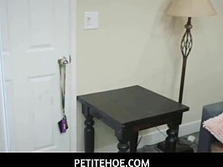 Petite 18+ teen with busty frame gets a rough and wild fuck from pro star