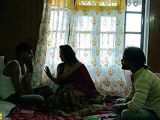 my Indian wife shared by husband with clear hot audio