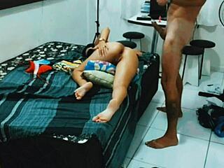 She Asked for a Massage but Got Vagninho's Dick in Her Tight Ass with Vivi Capetinha's Cum Inside