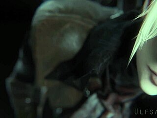 Lady Maria Rides Monster Cock in Astral Clocktower Creampie Scene