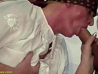 Ugly farmer grandma gets rough ass pounding in reality