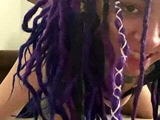 hey, wanna watch this tattooed latina slut get a rough breeding session in portuguese?