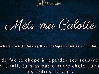 put on my panties now, sissy!