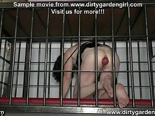 Caged Dirtygardengirl Self Anal Fisting and Prolapse Extreme