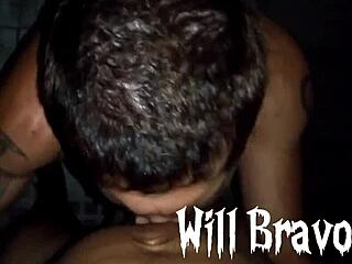 Grindr cruising... pica preta in my white ass, got me all bent over for him!