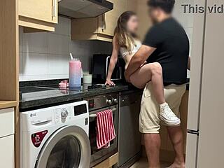 while i’m on the phone with my boyfriend, stepdad eats me out and pounds hard till creampie.