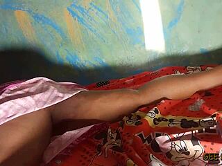 Ebony Queen Ameatur Shows Off Curves in Steamy Action Scene