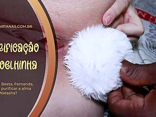 Latina Wife Gets Anal Purification With Cum!