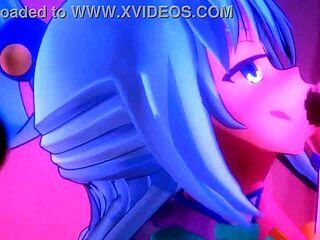 Konosuba Aqua Glory Hole Scene with Detailed Action and Setup