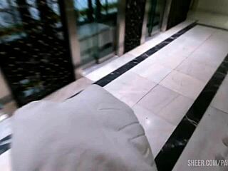 marina gold gets real orgasms in reverse pov with shower rough anal gaping ass sloppy gagging face fuck