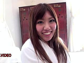 shaved pussy teen 18+ chisa hoshino gets intriguing hardcore fingering and blowjob for pleasure.