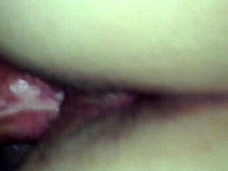 Fucking amazing wife ass creampie