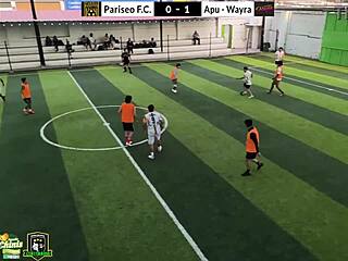 Partido de pariseofc vs wayra ends in hardcore sex with facial cumshot 😏
