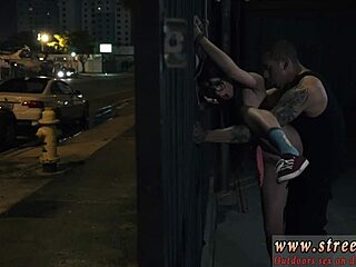 Look at this topless teen giving handjob to big dick!