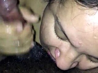 Nasty BBW gives great head with deepthroat