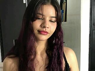 i love how my skinny latina stepsister does footjob and sucks cock perfectly in homemade deepthroat creampie