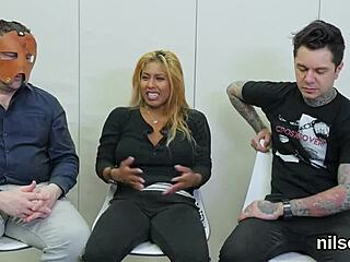 peculiar chick endures painful anal therapy in bizarre asylum