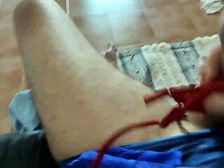 Husband Plays With Panties And Jerks Off As Wife Goes Out With Follower