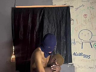 ebony babe takes huge curved black cock deep in intense anal orgasm