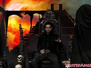 omg this devilish punk babe is getting her pierced cunt drilled hard 😈