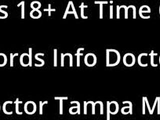 Dr Tampa Handles Commissary Cash with Serena Morgan! Backstage Humiliation in Florida with Handcuffs and Gloves.