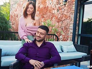 cheating on my partner with the business associate in a steamy outdoor encounter full of deepthroat and doggystyle action from reality kings. intense kissing and riding lead to a facial cumshot