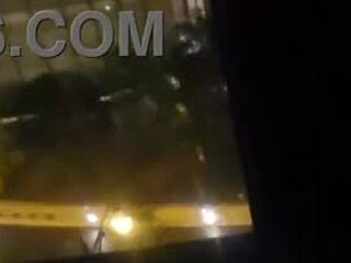 Masturbating In Public In Front Of Hotel Window With Close-Up Fingering And Cum