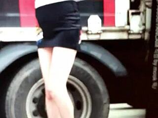 Korean Race Queen Cumshot