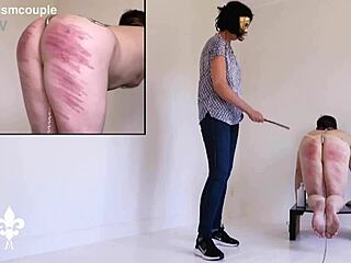 Intense Caning And Fisting Session In Part 1 With Bound Slave Getting Punished Hard!