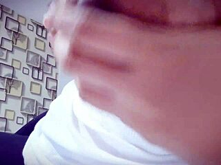 This curvy latina housewife loves playing with her big natural tits in the bedroom.