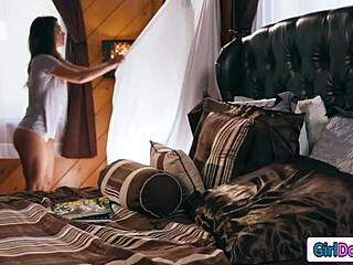 evil twin traps asian lesbian in mirror