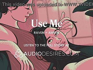 tying up my girlfriend for some teasing with the vibrator in our lesbian bdsm roleplay, all about orgasm denial and cuffs