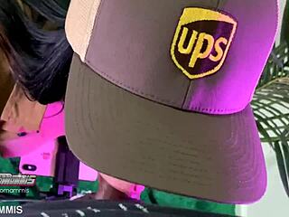 brazilian babe tries deepthroat on big black cock