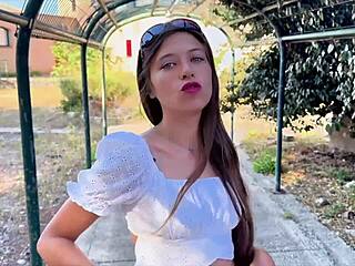 young french beauty already so pretty and playfully naughty with small tits