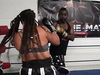 Male Vs Female Mixed Boxing Spar Fiesty Feminista