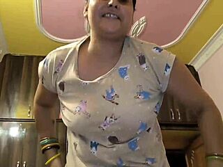 anal sex in bed with muscular housewife and husband