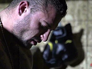 Whoa This Hung Muscular Boxer Gets A Wild Blowjob From His Deviant Trainer!