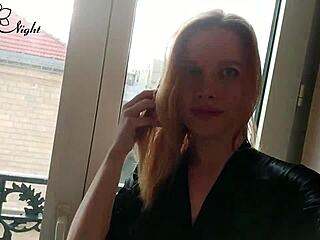 Babe sent video message lover from paris and masturbate pussy