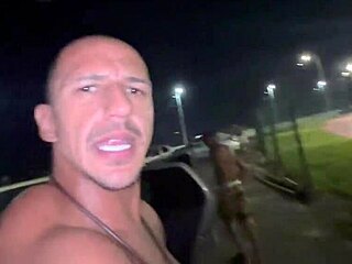 We all got together for that wild street sex with the hot latinas while everyone watched