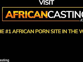 Ebony MILF Squirts During Intense Painal Casting