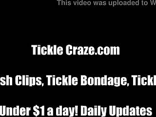 your tickling session is just starting with bound kinky lesbian bdsm lezdom sex femdom bondage humiliation