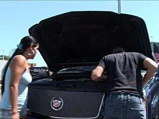 Amina Amore gets fucked deep as a broken bitch!