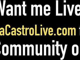 Lucky Lesbian Lovers Angelina Castro & Cristi Ann Tongue Fuck & Orgasm