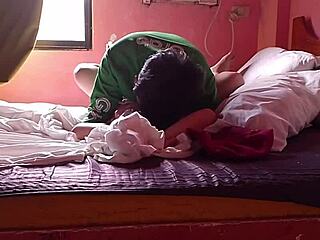 Asian bent over in hotel creampie