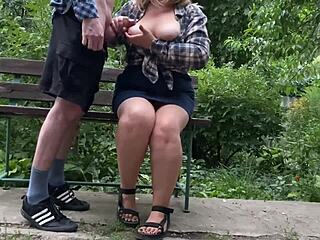 my mother-in-laws gorgeous natural tits are finally all covered in my warm cum, dreams come true!