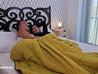 Milf and Young Tommy Share Threesome in Dorm